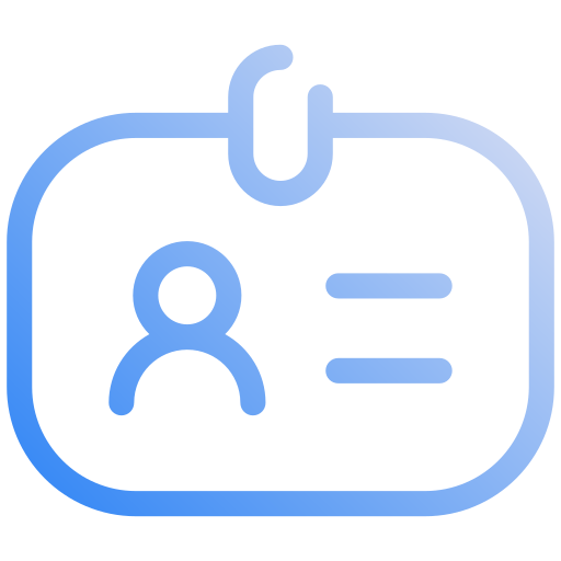 tarjeta de identificación icono gratis