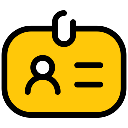 tarjeta de identificación icono gratis