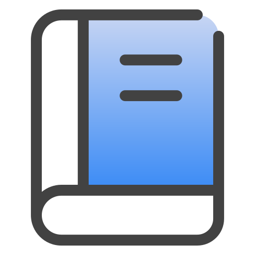 Book Generic gradient lineal-color icon