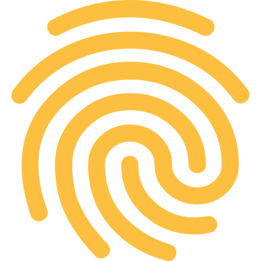 huella dactilar icono gratis