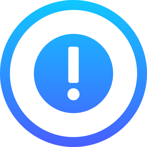 Warning free icon