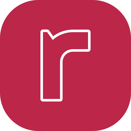 Letter r Generic color fill icon