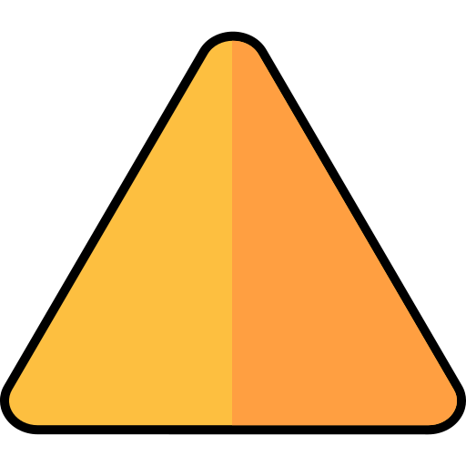 Triangle Generic color lineal-color icon