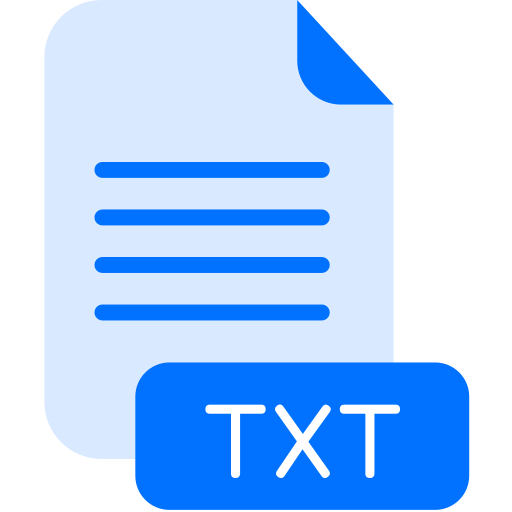 txt icono gratis