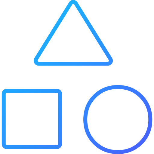 formas geométricas icono gratis