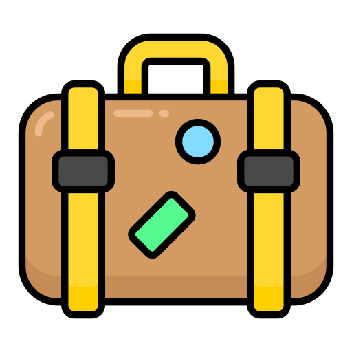 Travel bag free icon
