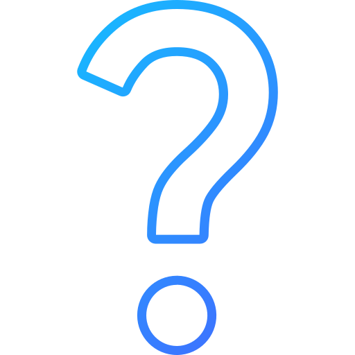 Question mark Generic gradient outline icon