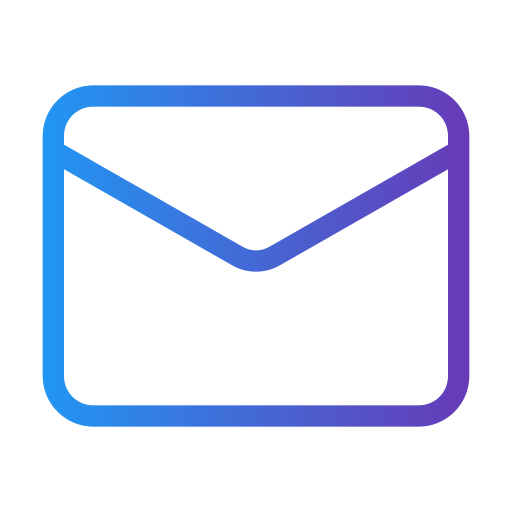 Email Generic gradient outline icon