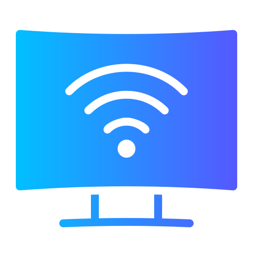 televisión inteligente icono gratis
