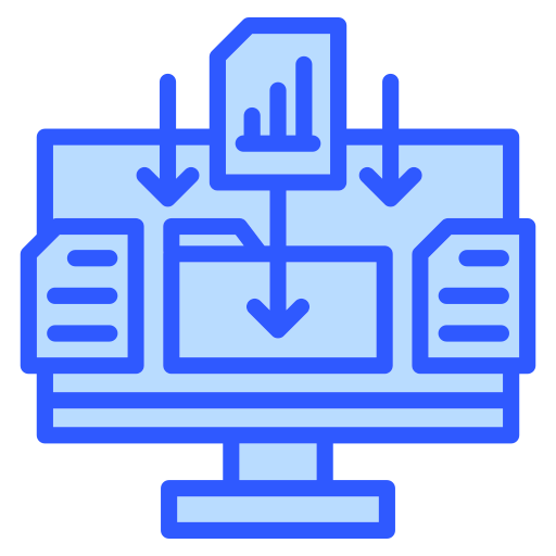 recopilación de datos icono gratis