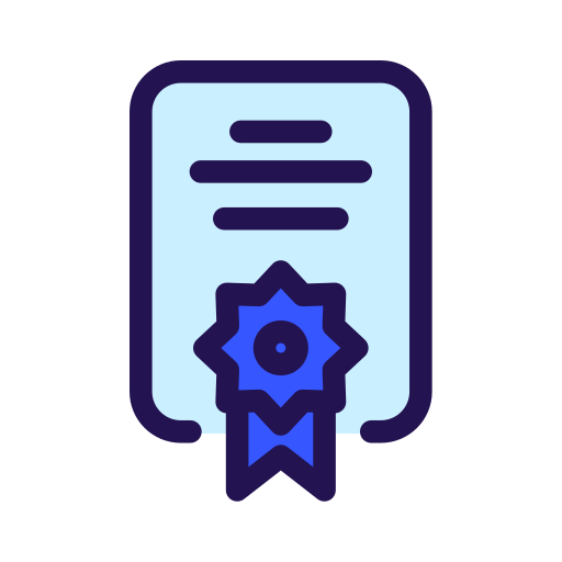 Сертификат бесплатно иконка