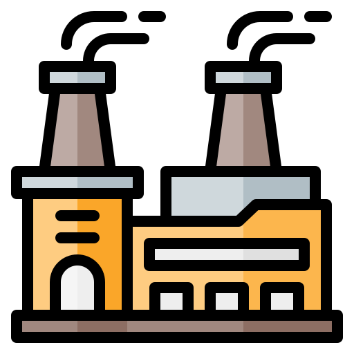 Factory Generic color lineal-color icon