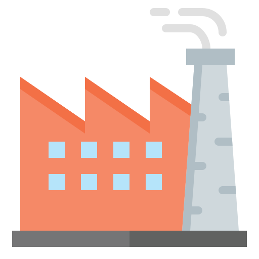 Factory Plant Generic color fill icon