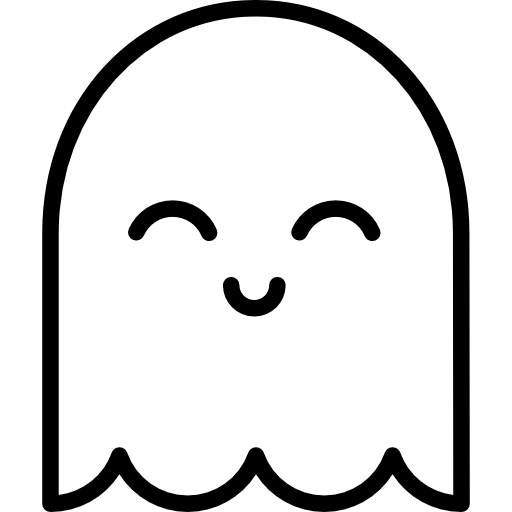 Desenho para colorir Kawaii : Fantasmas 9