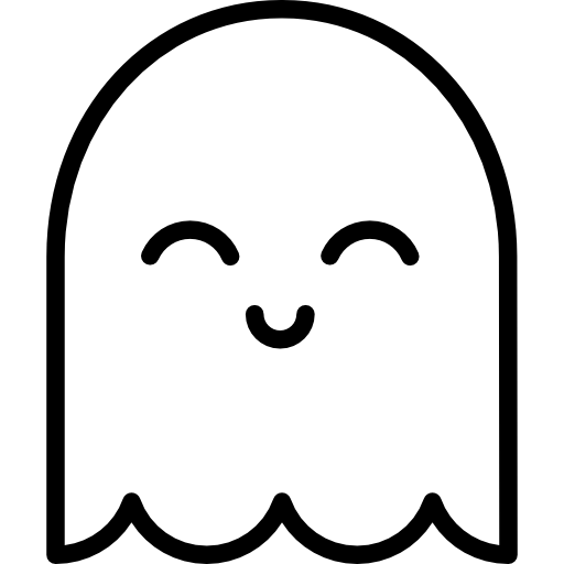 Desenho de Fantasma assustador pintado e colorido por Usuário não