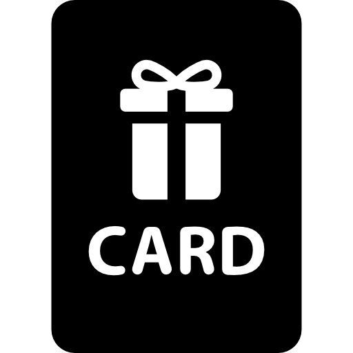 tarjeta de regalo icono gratis