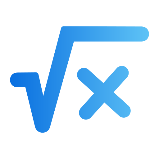 Square root Generic gradient fill icon