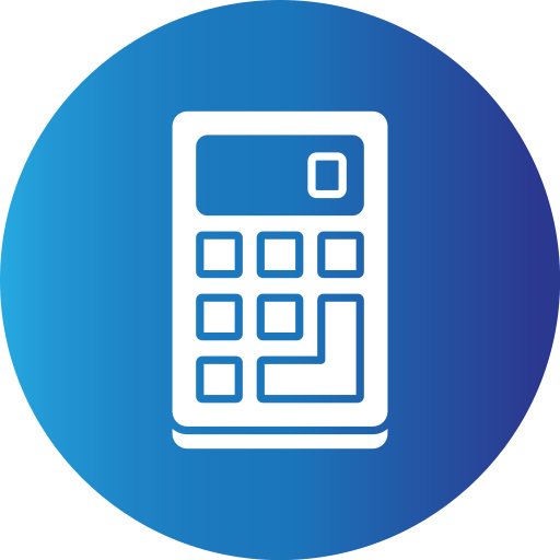 Calculator Generic gradient fill icon