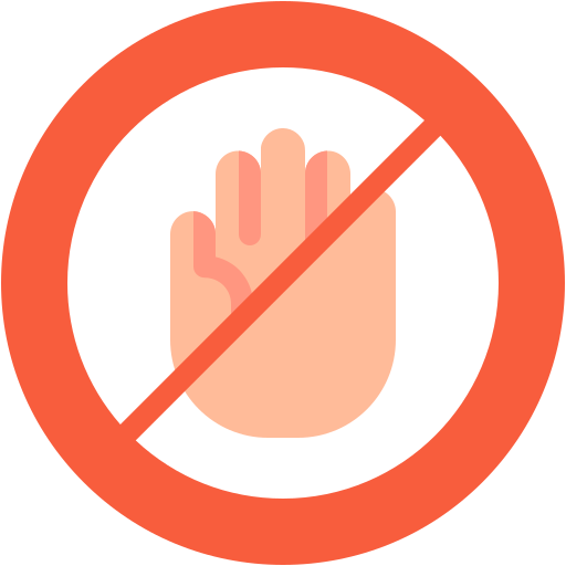 Stop violence Generic color fill icon