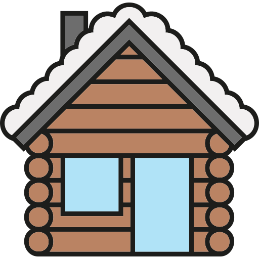 casa de madera icono gratis