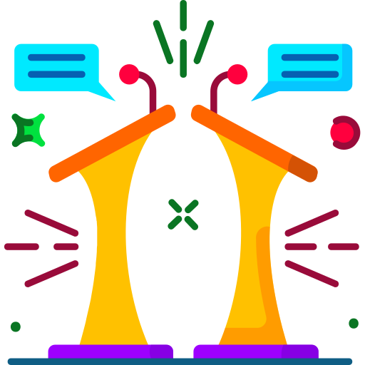 Debate free icon Debate free icon