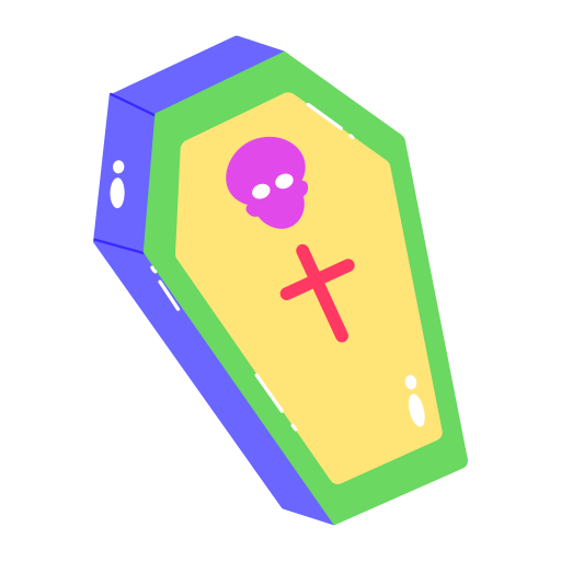 Coffin free sticker Coffin free sticker