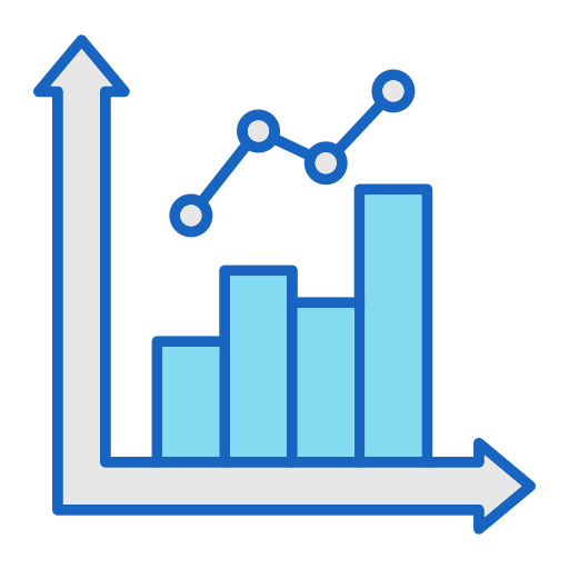 gráfico de barras icono gratis