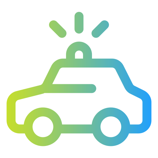 polizeiauto kostenlos Icon