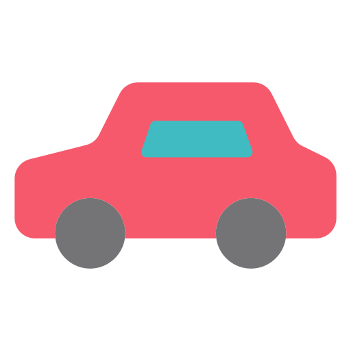 Car Generic color fill icon