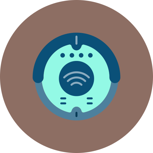 aspiradora robot icono gratis