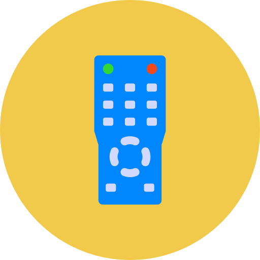 Remote control Generic color fill icon