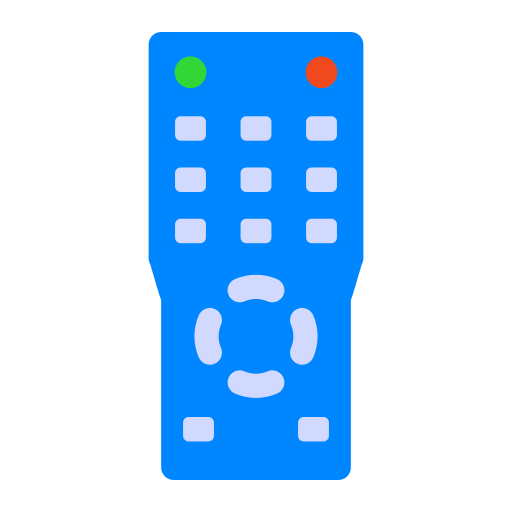 Remote control Generic color fill icon