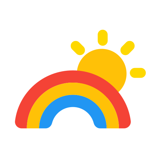 arco iris icono gratis