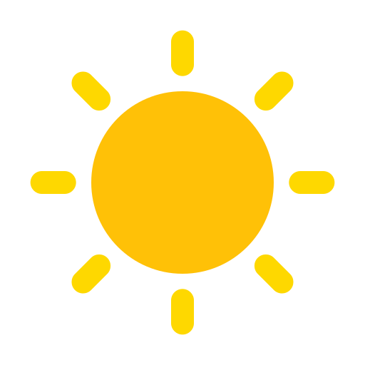 Sun Generic color fill icon