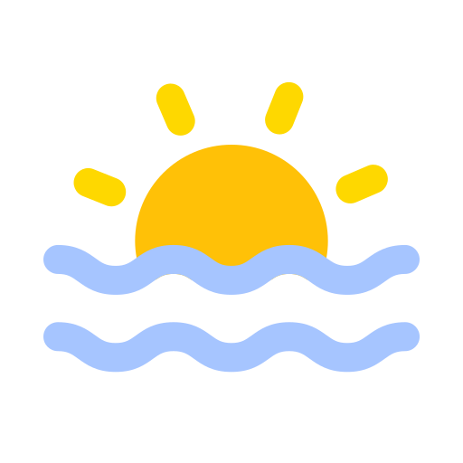 Sunrise Generic color fill icon