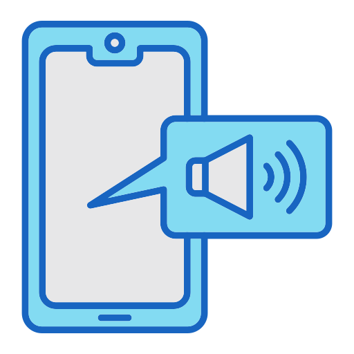 mensaje de voz icono gratis