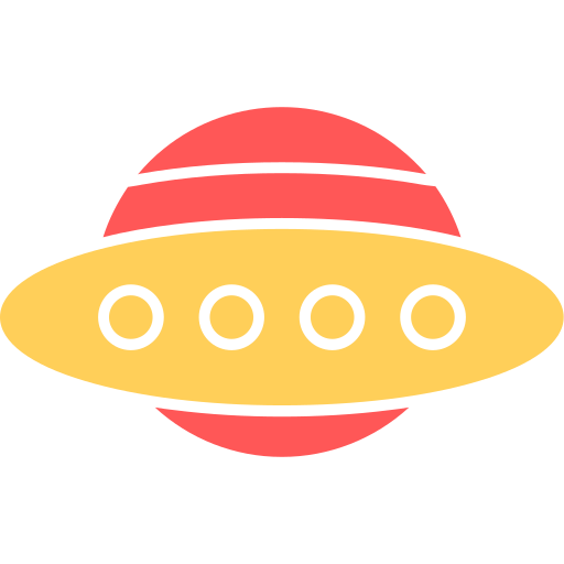 UFO Generic color fill icon