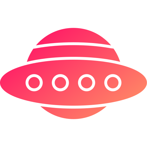 UFO Generic gradient fill icon