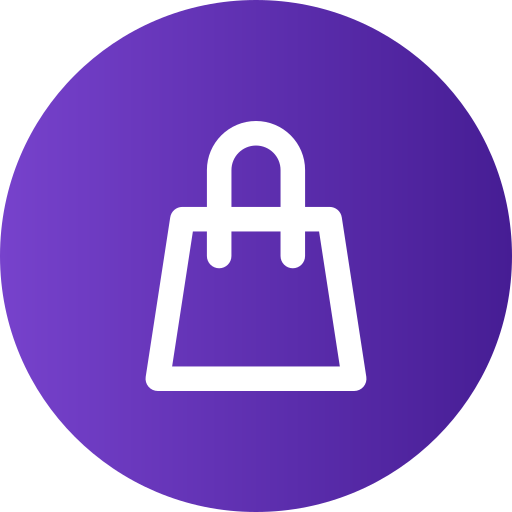 Shopping bag Generic gradient fill icon