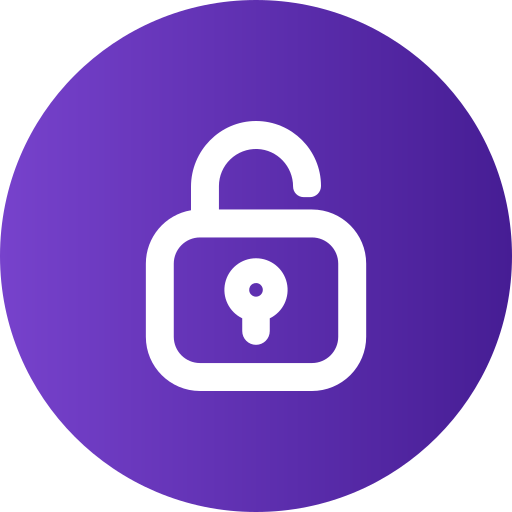 Unlock free icon