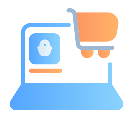 Online shopping free icon