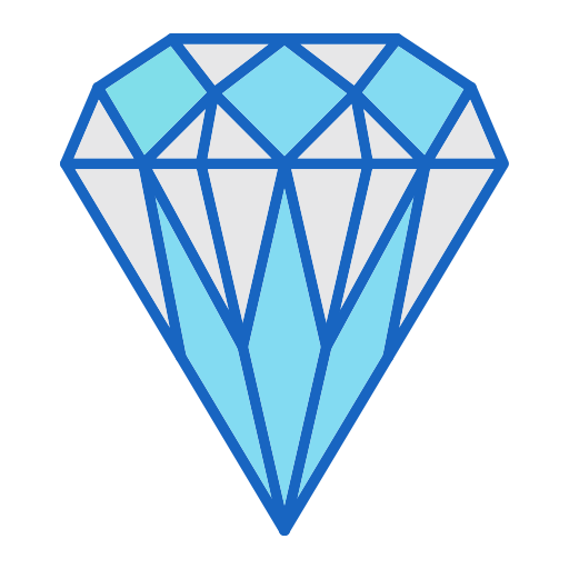 Diamond Generic color lineal-color icon