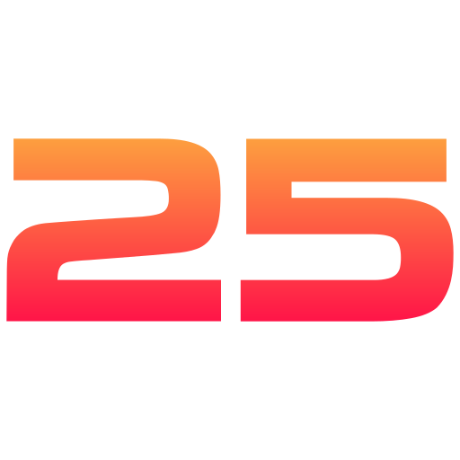 nummer 25 kostenlos Icon nummer 25 kostenlos Icon