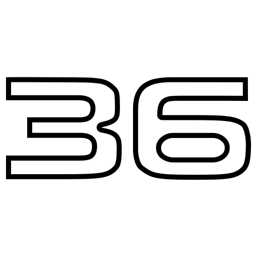 sechsunddreißig kostenlos Icon