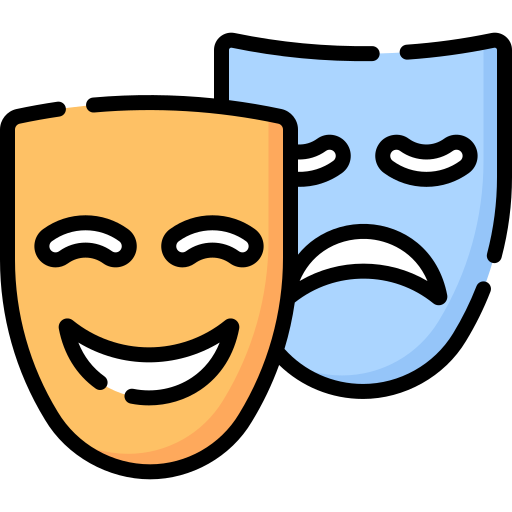 Free Clipart Of theater masks
