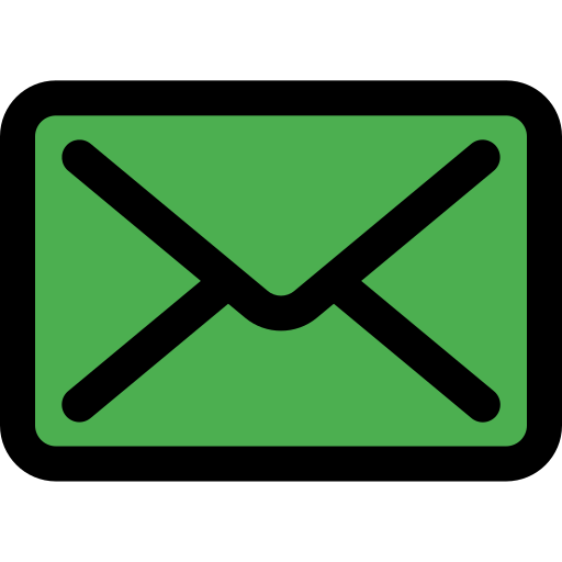 icona e mail png verde