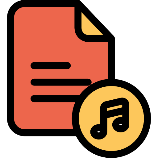 archivo de audio icono gratis