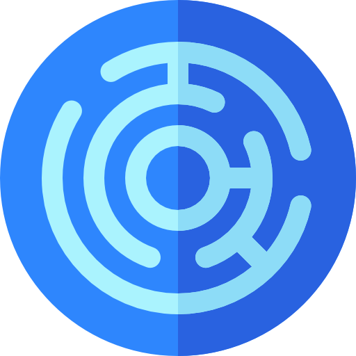 Labyrinth Basic Rounded Flat icon