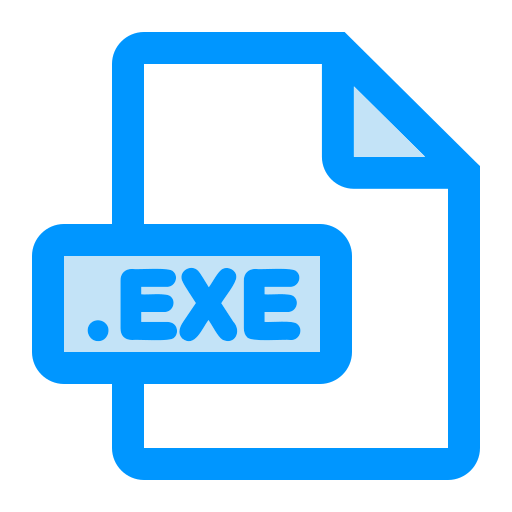 formato de archivo exe icono gratis