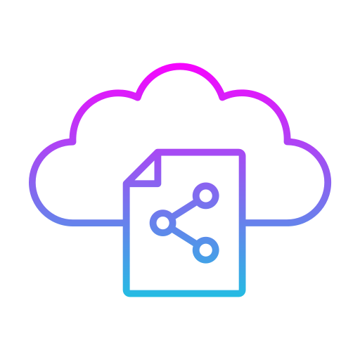 compartición de archivos icono gratis